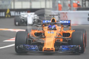 World © Octane Photographic Ltd. Formula 1 – Monaco GP - Practice 1. McLaren MCL33 – Fernando Alonso. Monte-Carlo. Thursday 24th May 2018.