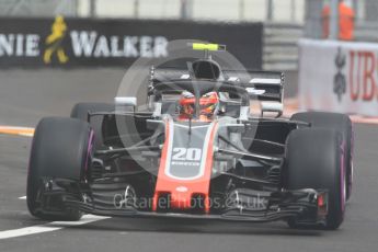 World © Octane Photographic Ltd. Formula 1 – Monaco GP - Practice 1. Haas F1 Team VF-18 – Kevin Magnussen. Monte-Carlo. Thursday 24th May 2018.