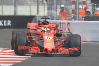World © Octane Photographic Ltd. Formula 1 – Monaco GP - Practice 1. Scuderia Ferrari SF71-H – Sebastian Vettel. Monte-Carlo. Thursday 24th May 2018.