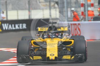 World © Octane Photographic Ltd. Formula 1 – Monaco GP - Practice 1. Renault Sport F1 Team RS18 – Nico Hulkenberg. Monte-Carlo. Thursday 24th May 2018.