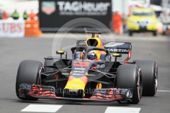 World © Octane Photographic Ltd. Formula 1 – Monaco GP - Practice 1. Aston Martin Red Bull Racing TAG Heuer RB14 – Daniel Ricciardo. Monte-Carlo. Thursday 24th May 2018.