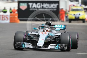 World © Octane Photographic Ltd. Formula 1 – Monaco GP - Practice 1. Mercedes AMG Petronas Motorsport AMG F1 W09 EQ Power+ - Lewis Hamilton. Monte-Carlo. Thursday 24th May 2018.
