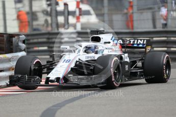 World © Octane Photographic Ltd. Formula 1 – Monaco GP - Practice 1. Williams Martini Racing FW41 – Lance Stroll. Monte-Carlo. Thursday 24th May 2018.