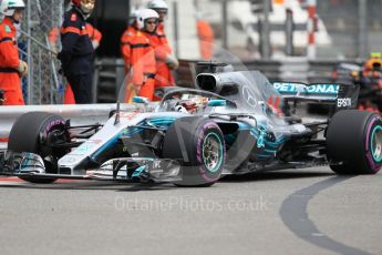 World © Octane Photographic Ltd. Formula 1 – Monaco GP - Practice 1. Mercedes AMG Petronas Motorsport AMG F1 W09 EQ Power+ - Lewis Hamilton. Monte-Carlo. Thursday 24th May 2018.