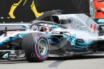 World © Octane Photographic Ltd. Formula 1 – Monaco GP - Practice 1. Mercedes AMG Petronas Motorsport AMG F1 W09 EQ Power+ - Lewis Hamilton. Monte-Carlo. Thursday 24th May 2018.