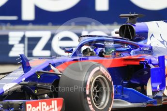 World © Octane Photographic Ltd. Formula 1 – Monaco GP - Practice 1. Scuderia Toro Rosso STR13 – Brendon Hartley. Monte-Carlo. Thursday 24th May 2018.