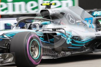 World © Octane Photographic Ltd. Formula 1 – Monaco GP - Practice 1. Mercedes AMG Petronas Motorsport AMG F1 W09 EQ Power+ - Valtteri Bottas. Monte-Carlo. Thursday 24th May 2018.