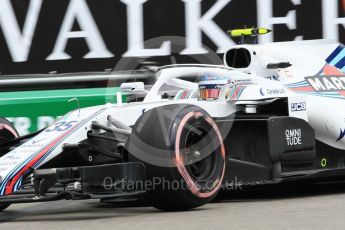 World © Octane Photographic Ltd. Formula 1 – Monaco GP - Practice 1. Williams Martini Racing FW41 – Sergey Sirotkin. Monte-Carlo. Thursday 24th May 2018.