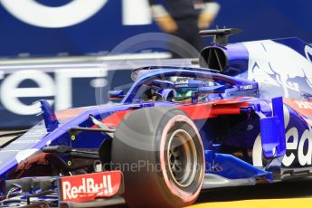 World © Octane Photographic Ltd. Formula 1 – Monaco GP - Practice 1. Scuderia Toro Rosso STR13 – Brendon Hartley. Monte-Carlo. Thursday 24th May 2018.