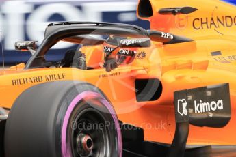 World © Octane Photographic Ltd. Formula 1 – Monaco GP - Practice 1. McLaren MCL33 – Stoffel Vandoorne. Monte-Carlo. Thursday 24th May 2018.