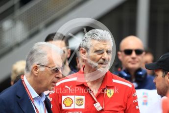 World © Octane Photographic Ltd. Formula 1 - Monaco GP - Practice 1. Maurizio Arrivabene – Managing Director and Team Principal of Scuderia Ferrari. Monte-Carlo. Thursday 24th May 2018.