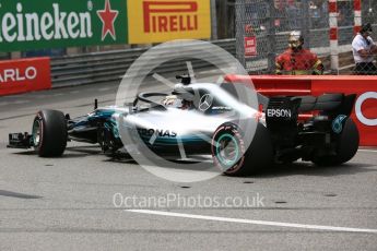 World © Octane Photographic Ltd. Formula 1 – Monaco GP - Practice 1. Mercedes AMG Petronas Motorsport AMG F1 W09 EQ Power+ - Lewis Hamilton. Monte-Carlo. Thursday 24th May 2018.