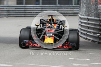 World © Octane Photographic Ltd. Formula 1 – Monaco GP - Practice 1. Aston Martin Red Bull Racing TAG Heuer RB14 – Daniel Ricciardo. Monte-Carlo. Thursday 24th May 2018.