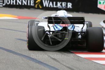 World © Octane Photographic Ltd. Formula 1 – Monaco GP - Practice 1. Williams Martini Racing FW41 – Lance Stroll. Monte-Carlo. Thursday 24th May 2018.