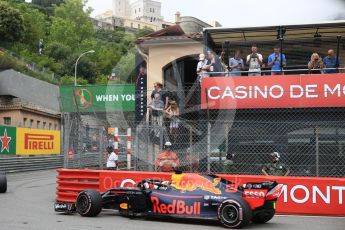 World © Octane Photographic Ltd. Formula 1 – Monaco GP - Practice 1. Aston Martin Red Bull Racing TAG Heuer RB14 – Daniel Ricciardo. Monte-Carlo. Thursday 24th May 2018.