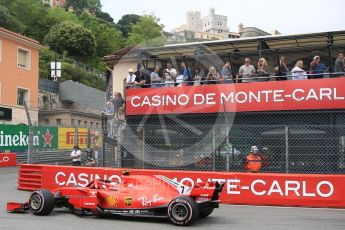 World © Octane Photographic Ltd. Formula 1 – Monaco GP - Practice 1. Scuderia Ferrari SF71-H – Kimi Raikkonen. Monte-Carlo. Thursday 24th May 2018.