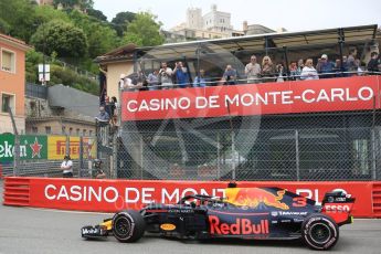 World © Octane Photographic Ltd. Formula 1 – Monaco GP - Practice 1. Aston Martin Red Bull Racing TAG Heuer RB14 – Daniel Ricciardo. Monte-Carlo. Thursday 24th May 2018.