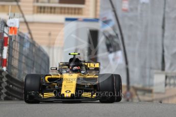 World © Octane Photographic Ltd. Formula 1 – Monaco GP - Practice 1. Renault Sport F1 Team RS18 – Carlos Sainz. Monte-Carlo. Thursday 24th May 2018.