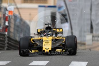 World © Octane Photographic Ltd. Formula 1 – Monaco GP - Practice 1. Renault Sport F1 Team RS18 – Nico Hulkenberg. Monte-Carlo. Thursday 24th May 2018.