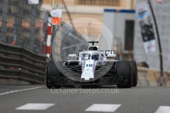 World © Octane Photographic Ltd. Formula 1 – Monaco GP - Practice 1. Williams Martini Racing FW41 – Lance Stroll. Monte-Carlo. Thursday 24th May 2018.