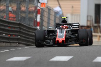 World © Octane Photographic Ltd. Formula 1 – Monaco GP - Practice 1. Haas F1 Team VF-18 – Kevin Magnussen. Monte-Carlo. Thursday 24th May 2018.