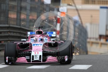 World © Octane Photographic Ltd. Formula 1 – Monaco GP - Practice 1. Sahara Force India VJM11 - Sergio Perez. Monte-Carlo. Thursday 24th May 2018.