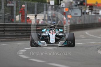 World © Octane Photographic Ltd. Formula 1 – Monaco GP - Practice 1. Mercedes AMG Petronas Motorsport AMG F1 W09 EQ Power+ - Lewis Hamilton. Monte-Carlo. Thursday 24th May 2018.