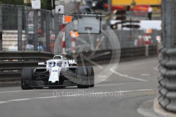 World © Octane Photographic Ltd. Formula 1 – Monaco GP - Practice 1. Williams Martini Racing FW41 – Lance Stroll. Monte-Carlo. Thursday 24th May 2018.