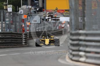 World © Octane Photographic Ltd. Formula 1 – Monaco GP - Practice 1. Renault Sport F1 Team RS18 – Nico Hulkenberg. Monte-Carlo. Thursday 24th May 2018.