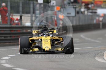 World © Octane Photographic Ltd. Formula 1 – Monaco GP - Practice 1. Renault Sport F1 Team RS18 – Nico Hulkenberg. Monte-Carlo. Thursday 24th May 2018.