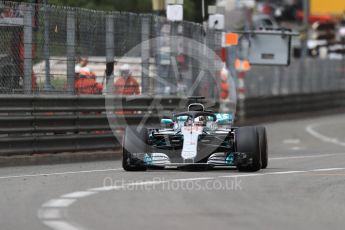 World © Octane Photographic Ltd. Formula 1 – Monaco GP - Practice 1. Mercedes AMG Petronas Motorsport AMG F1 W09 EQ Power+ - Lewis Hamilton. Monte-Carlo. Thursday 24th May 2018.