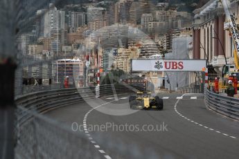 World © Octane Photographic Ltd. Formula 1 – Monaco GP - Practice 1. Renault Sport F1 Team RS18 – Nico Hulkenberg. Monte-Carlo. Thursday 24th May 2018.