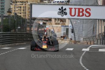 World © Octane Photographic Ltd. Formula 1 – Monaco GP - Practice 1. Aston Martin Red Bull Racing TAG Heuer RB14 – Daniel Ricciardo. Monte-Carlo. Thursday 24th May 2018.