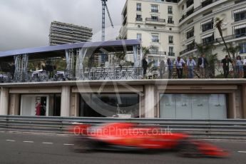 World © Octane Photographic Ltd. Formula 1 – Monaco GP - Practice 1. Scuderia Ferrari SF71-H – Kimi Raikkonen. Monte-Carlo. Thursday 24th May 2018.