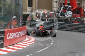 World © Octane Photographic Ltd. Formula 1 – Monaco GP - Practice 1. Aston Martin Red Bull Racing TAG Heuer RB14 – Max Verstappen. Monte-Carlo. Thursday 24th May 2018.