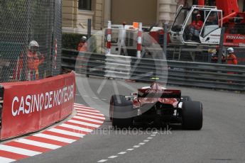 World © Octane Photographic Ltd. Formula 1 – Monaco GP - Practice 1. Alfa Romeo Sauber F1 Team C37 – Charles Leclerc. Monte-Carlo. Thursday 24th May 2018.
