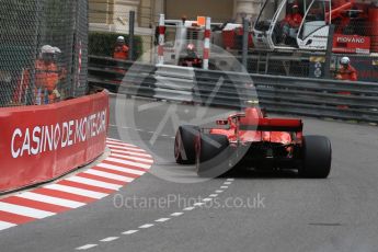 World © Octane Photographic Ltd. Formula 1 – Monaco GP - Practice 1. Scuderia Ferrari SF71-H – Kimi Raikkonen. Monte-Carlo. Thursday 24th May 2018.