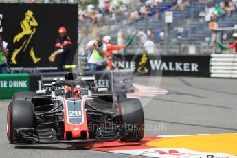 World © Octane Photographic Ltd. Formula 1 – Monaco GP - Practice 2. Haas F1 Team VF-18 – Kevin Magnussen. Monte-Carlo. Thursday 24th May 2018.