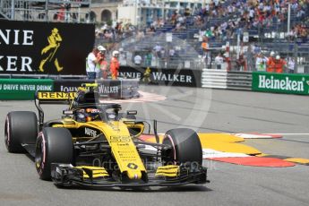 World © Octane Photographic Ltd. Formula 1 – Monaco GP - Practice 2. Renault Sport F1 Team RS18 – Carlos Sainz. Monte-Carlo. Thursday 24th May 2018.