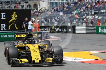 World © Octane Photographic Ltd. Formula 1 – Monaco GP - Practice 2. Renault Sport F1 Team RS18 – Nico Hulkenberg. Monte-Carlo. Thursday 24th May 2018.