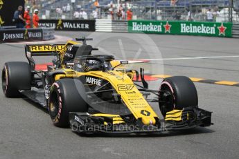 World © Octane Photographic Ltd. Formula 1 – Monaco GP - Practice 2. Renault Sport F1 Team RS18 – Nico Hulkenberg. Monte-Carlo. Thursday 24th May 2018.