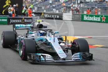 World © Octane Photographic Ltd. Formula 1 – Monaco GP - Practice 2. Mercedes AMG Petronas Motorsport AMG F1 W09 EQ Power+ - Valtteri Bottas. Monte-Carlo. Thursday 24th May 2018.