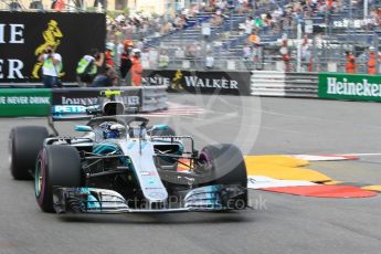 World © Octane Photographic Ltd. Formula 1 – Monaco GP - Practice 2. Mercedes AMG Petronas Motorsport AMG F1 W09 EQ Power+ - Valtteri Bottas. Monte-Carlo. Thursday 24th May 2018.