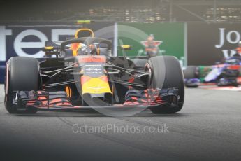 World © Octane Photographic Ltd. Formula 1 – Monaco GP - Practice 2. Aston Martin Red Bull Racing TAG Heuer RB14 – Max Verstappen. Monte-Carlo. Thursday 24th May 2018.