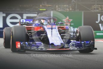 World © Octane Photographic Ltd. Formula 1 – Monaco GP - Practice 2. Scuderia Toro Rosso STR13 – Pierre Gasly. Monte-Carlo. Thursday 24th May 2018.