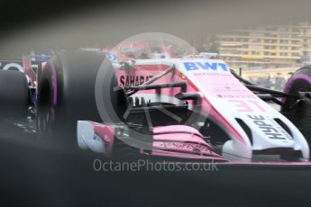 World © Octane Photographic Ltd. Formula 1 – Monaco GP - Practice 2. Sahara Force India VJM11 - Esteban Ocon. Monte-Carlo. Thursday 24th May 2018.