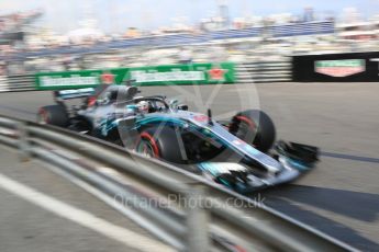 World © Octane Photographic Ltd. Formula 1 – Monaco GP - Practice 2. Mercedes AMG Petronas Motorsport AMG F1 W09 EQ Power+ - Lewis Hamilton. Monte-Carlo. Thursday 24th May 2018.