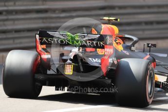 World © Octane Photographic Ltd. Formula 1 – Monaco GP - Practice 2. Aston Martin Red Bull Racing TAG Heuer RB14 – Max Verstappen. Monte-Carlo. Thursday 24th May 2018.