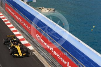 World © Octane Photographic Ltd. Formula 1 – Monaco GP - Practice 2. Renault Sport F1 Team RS18 – Carlos Sainz. Monte-Carlo. Thursday 24th May 2018.