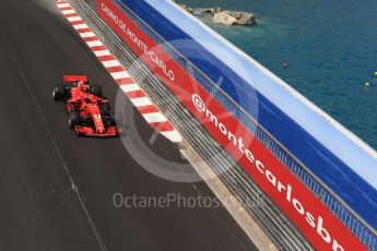 World © Octane Photographic Ltd. Formula 1 – Monaco GP - Practice 2. Scuderia Ferrari SF71-H – Kimi Raikkonen. Monte-Carlo. Thursday 24th May 2018.